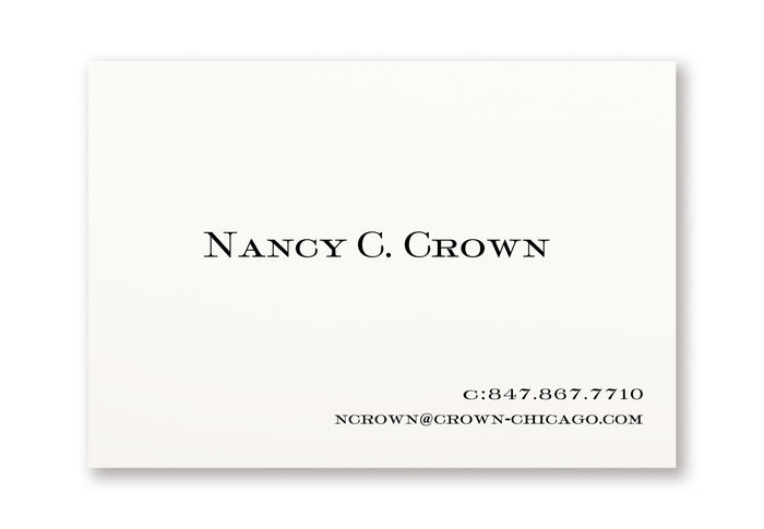 Custom Order - Crown Calling Card