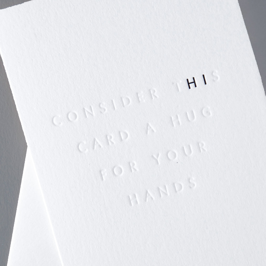 Hi/Hug for your hands