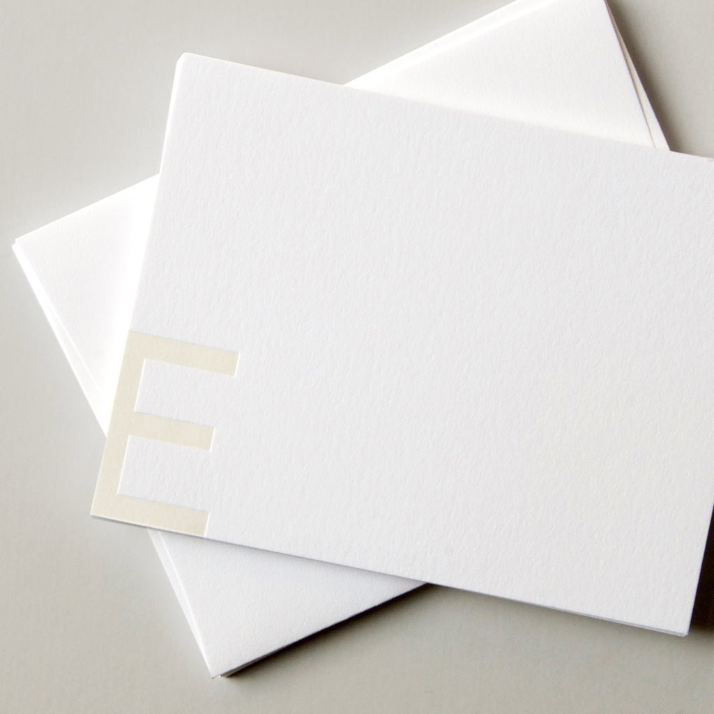 "Letter" Press Card Set