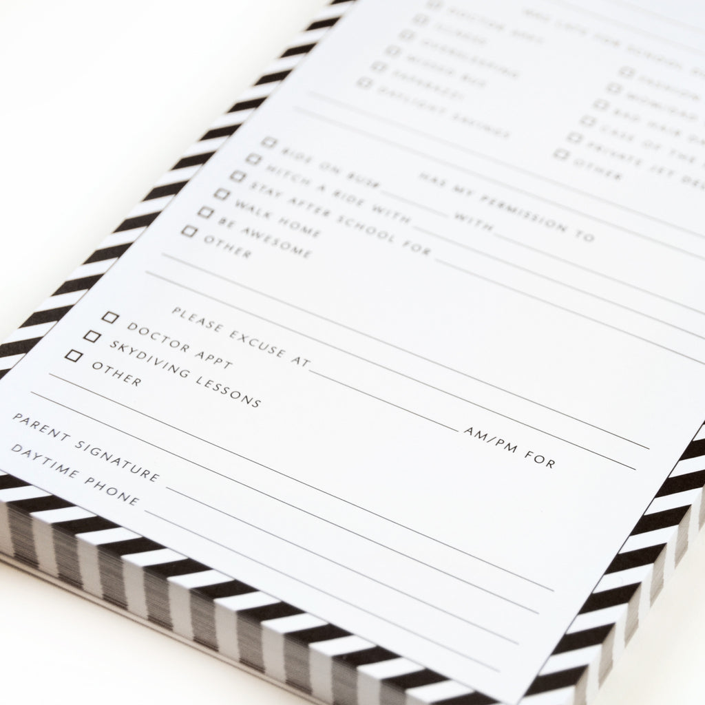 School Notes Notepad